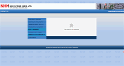 Desktop Screenshot of nhkspringindia.com