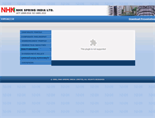 Tablet Screenshot of nhkspringindia.com